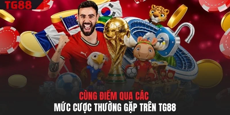 Cùng điểm qua các mức cược thường gặp trên TG88