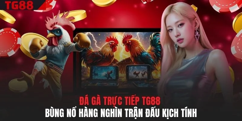 Đá gà trực tiếp TG88 bùng nổ hàng nghìn trận đấu kịch tính
