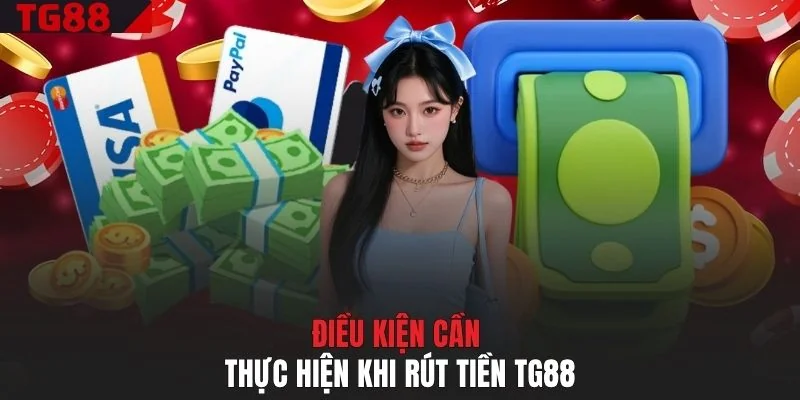 Điều kiện cần thực hiện khi rút tiền TG88
