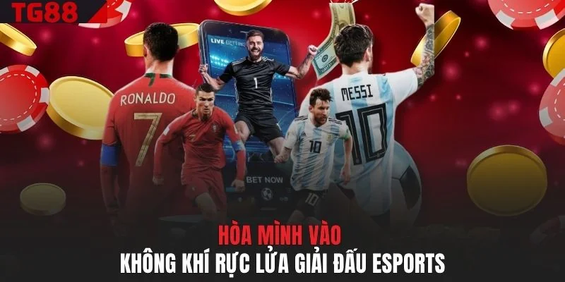 Hòa mình vào không khí rực lửa giải đấu Esports