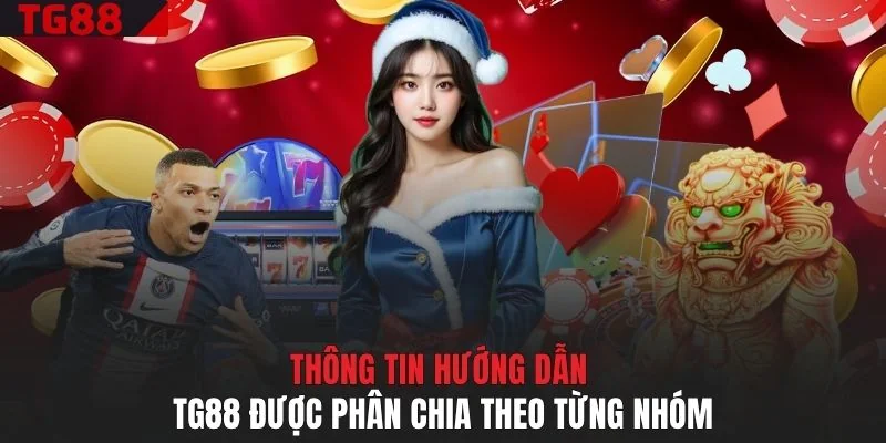 Thông tin hướng dẫn TG88 được phân chia theo từng nhóm